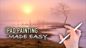 Read more about the article Misty Morning Water landscape Procreate tutorial #1625