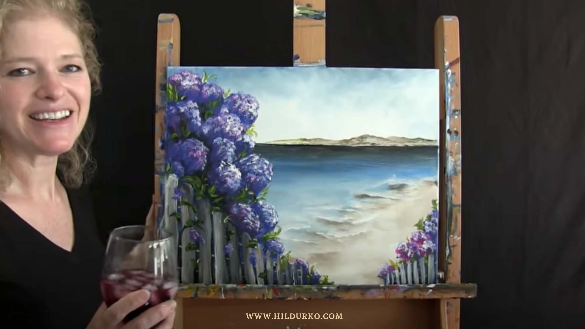 Unlocking Creative Inspiration with Michelle the Painter: A Journey Through "Hydrangeas by the Beach