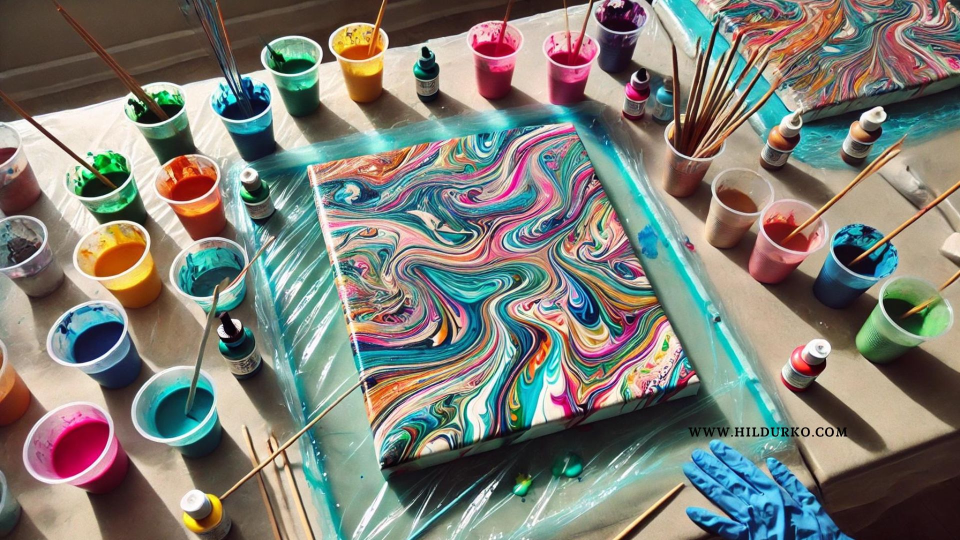 How to Create Stunning Acrylic Pour Paintings: A Beginner’s Guide