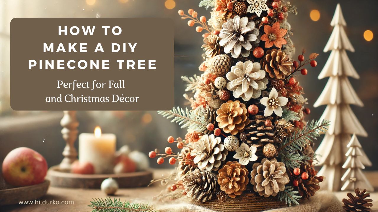 How to Make a DIY Pinecone Tree Perfect for Fall and Christmas Décor