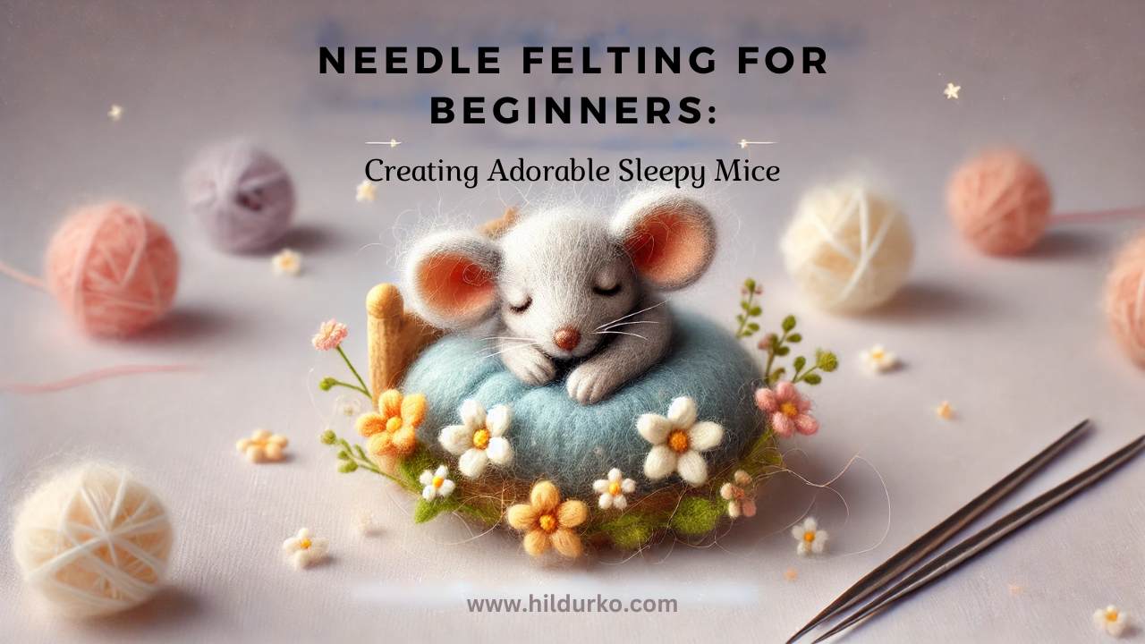 Needle Felting for Beginners: Creating Adorable Sleepy Mice