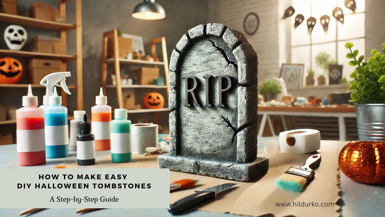 How to Make Easy DIY Halloween Tombstones: A Step-by-Step Guide