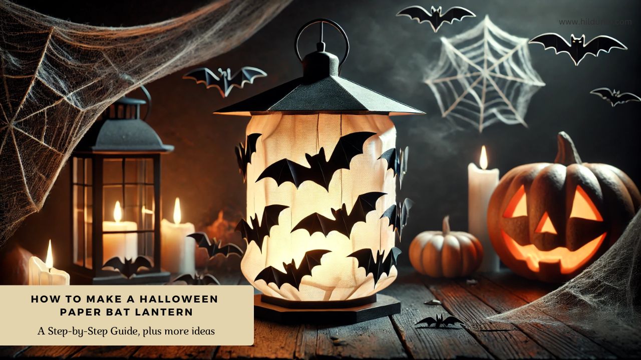 How to Make a Halloween Paper Bat Lantern: A Step-by-Step Guide