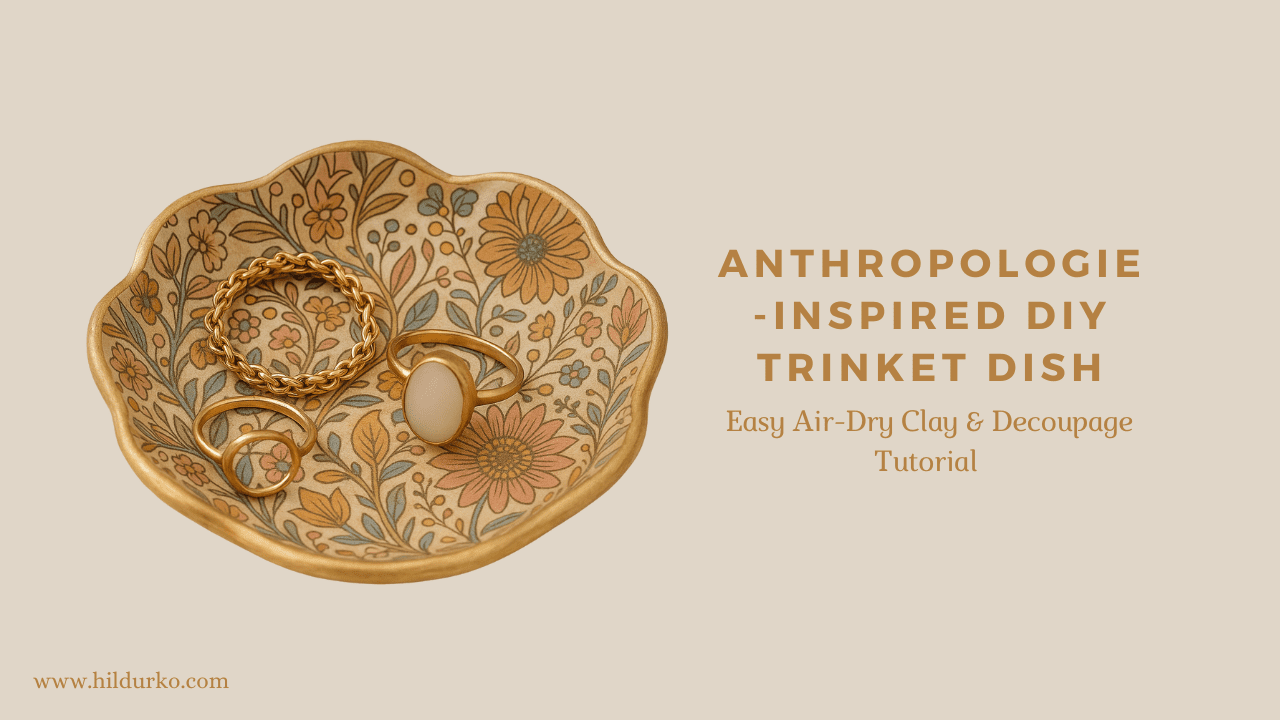 Read more about the article Anthropologie-Inspired DIY Trinket Dish